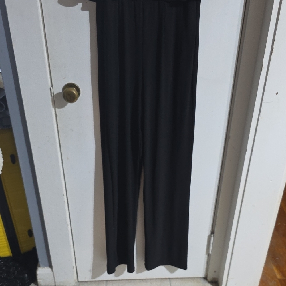 Julian Taylor Black Sleeveless Jumpsuit - Picture 2 of 4